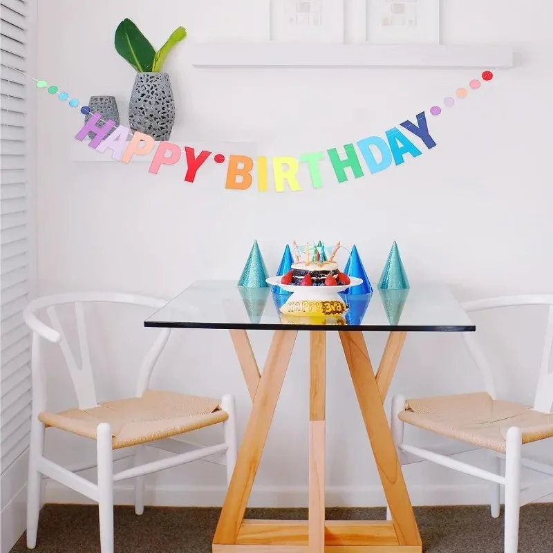 Adult,Kids,Girl,Women Happy Fo - Party Banner Gold ulasan dan harga